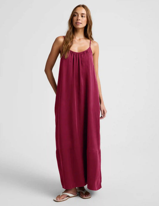 Sunkissed Cupro Maxi Dress