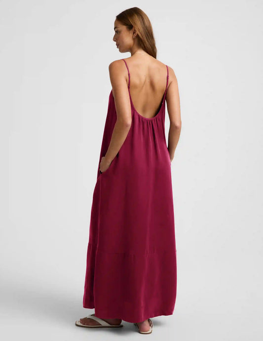 Sunkissed Cupro Maxi Dress