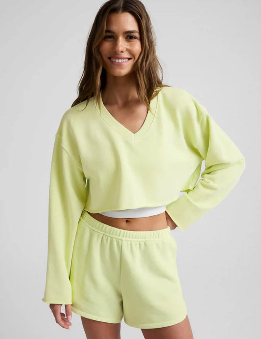 Fade Out Cropped Long Sleeve