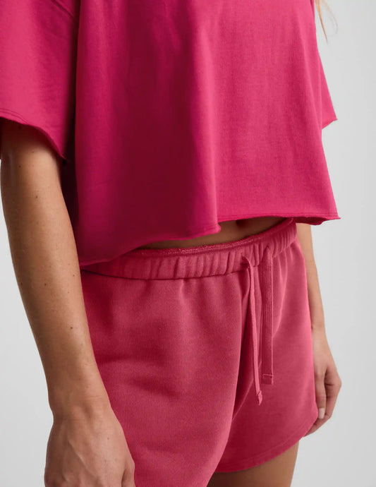 SoftKnit Better Than Ever Cropped Cotton Tee