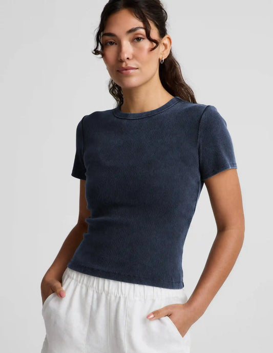 On Repeat Rib Baby Tee