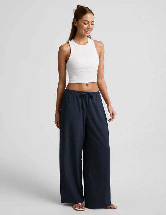 Solstice Drawstring Wide Leg Pant 31"