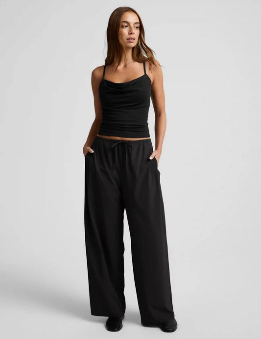 Solstice Drawstring Wide Leg Pant 31"