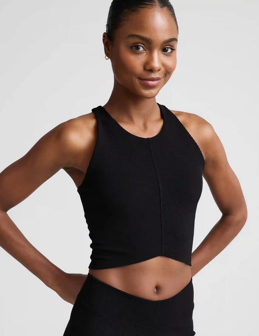 Impulse Ribbed High Neck Tank