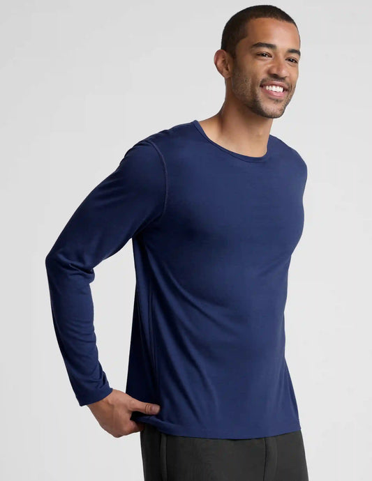 Merino Wool Men's Long Sleeve Crew