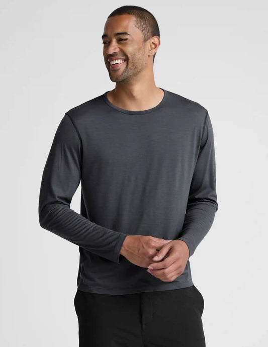 Merino Wool Men's Long Sleeve Crew