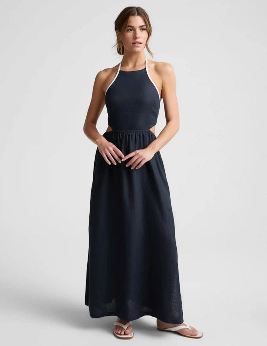SoftWash Linen Halter Dress