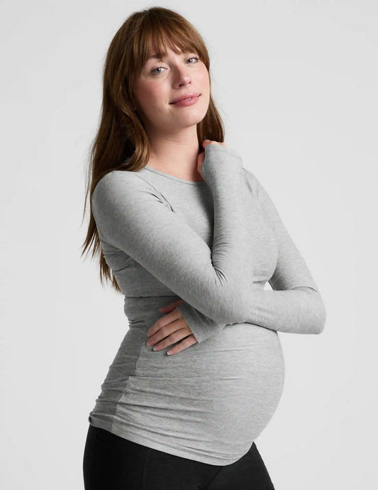 Featherweight Count On Me Maternity Crew Pullover