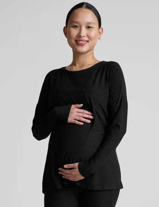 Featherweight Feels Like Home Long Sleeve Maternity Top