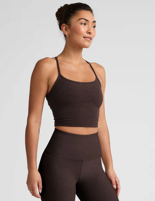 Spacedye™ Slim Racerback Cropped Tank