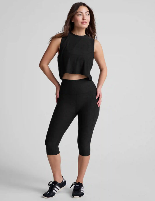 Spacedye™ High Waisted Pocket Pedal Pusher Legging