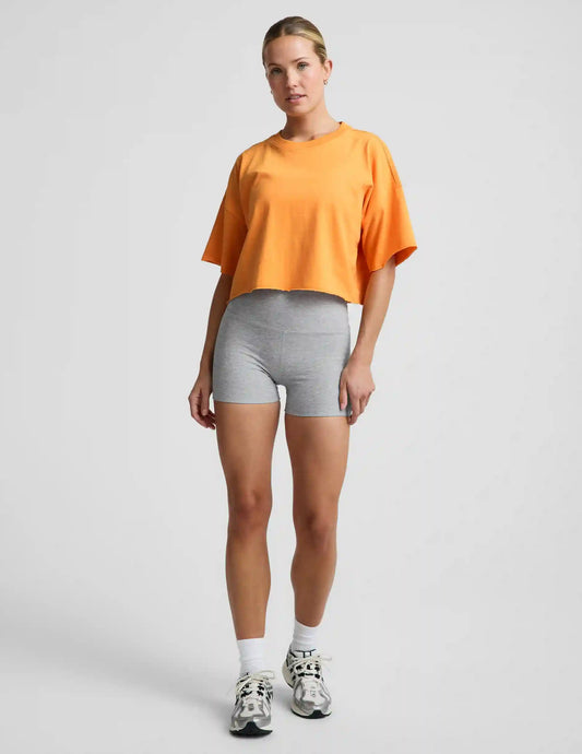 SoftKnit Better Than Ever Cropped Cotton Tee