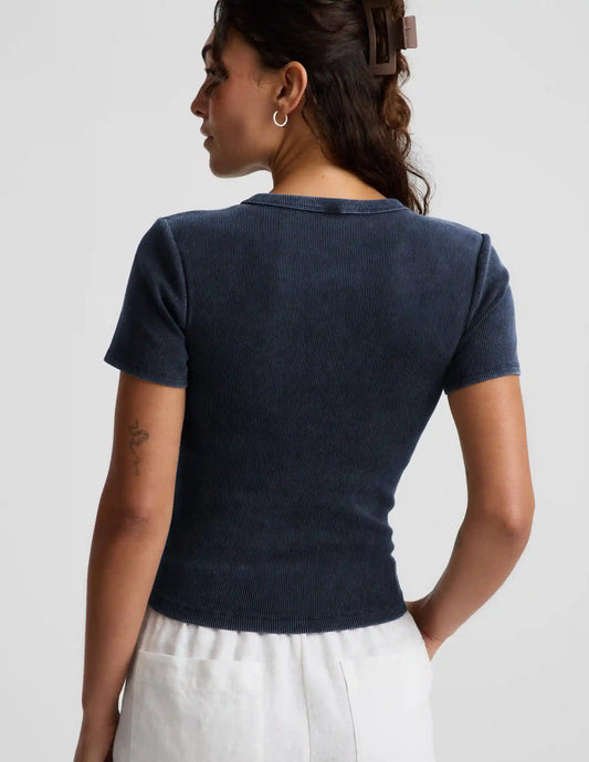 On Repeat Rib Baby Tee