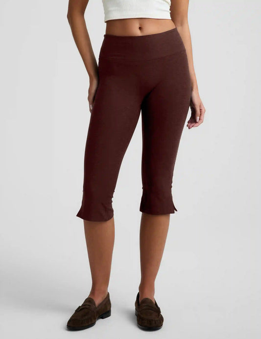 Spacedye™ Mid-Rise Slit Pedal Pusher Legging