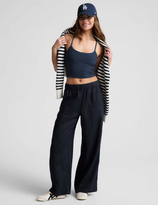 SoftWash Linen Easy Wide Leg Pant 31"