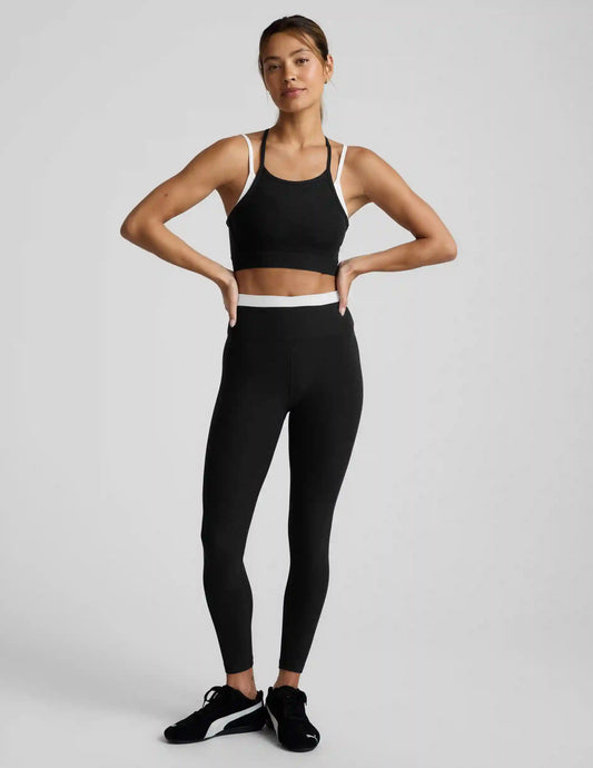 Spacedye™ Layered High Waisted Midi Legging