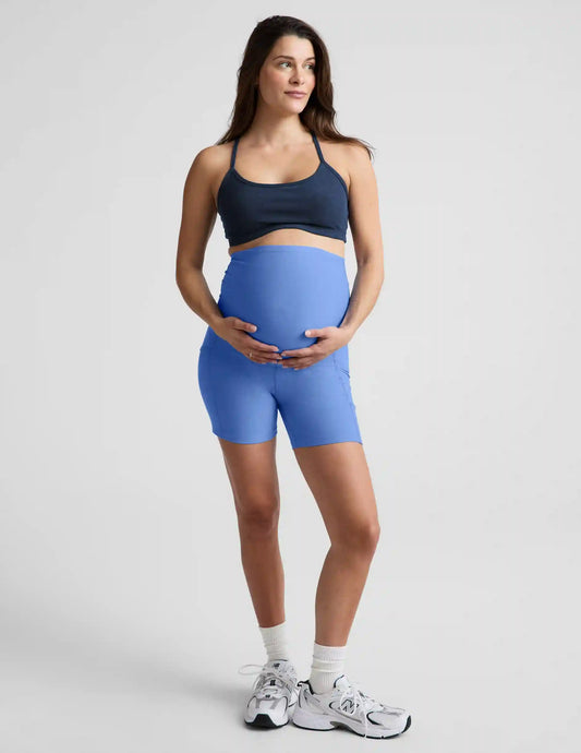 Spacedye™ Keep Pace 5" Maternity Pocket Biker Short