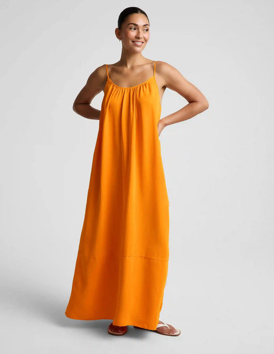 Sunkissed Cupro Maxi Dress